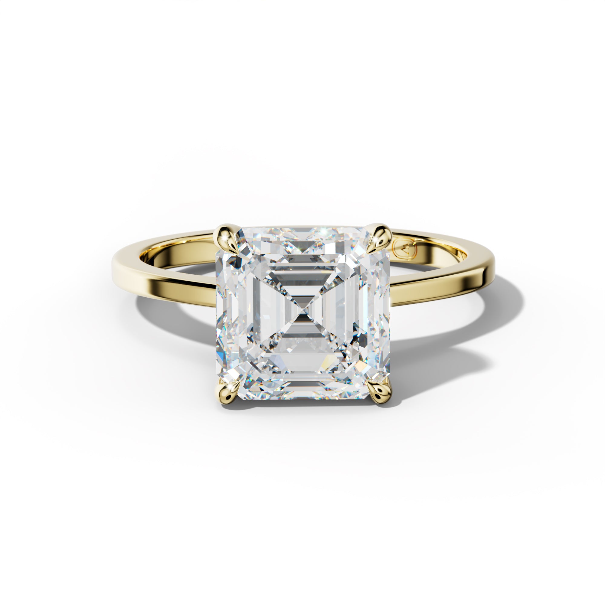 Camila Asscher Cut  Engagement Ring